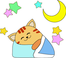 Cute animals of message sticker #3763344