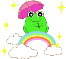 Cute animals of message sticker #3763345