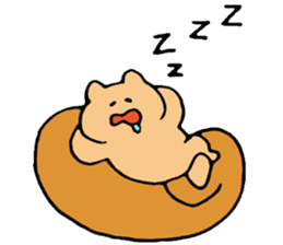 The squirrel and broad bean sticker #3763411