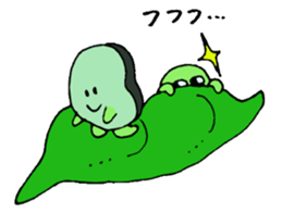 The squirrel and broad bean sticker #3763428