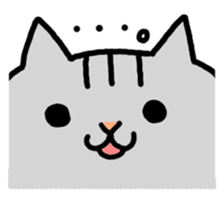 kawaii! Speaking cat in Osaka,Japan sticker #3763657