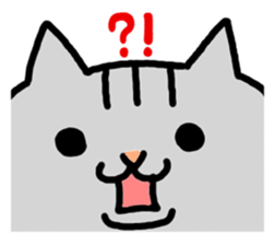 kawaii! Speaking cat in Osaka,Japan sticker #3763662