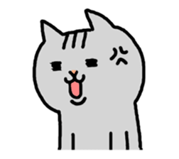 kawaii! Speaking cat in Osaka,Japan sticker #3763665