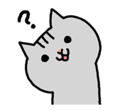 kawaii! Speaking cat in Osaka,Japan sticker #3763669