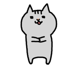 kawaii! Speaking cat in Osaka,Japan sticker #3763672