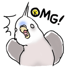 Happy Birds day! Hiyori and Apollo sticker #3763898