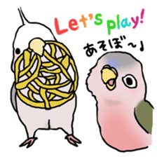 Happy Birds day! Hiyori and Apollo sticker #3763900
