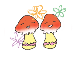 mushroom,BENITTI sticker #3764113