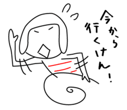 kumamoto girl sticker #3766876