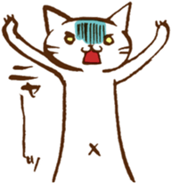 Long long Cat!? sticker #3767307