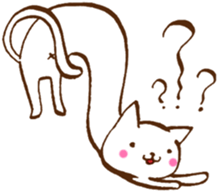 Long long Cat!? sticker #3767312