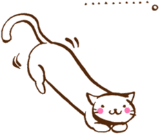 Long long Cat!? sticker #3767314