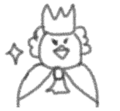 The gloomy chicken drawn by a pencil.2 sticker #3767607