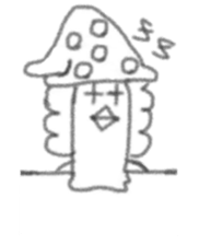 The gloomy chicken drawn by a pencil.2 sticker #3767614