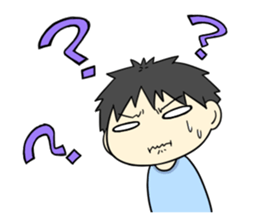 elementary school boy sticker #3768038