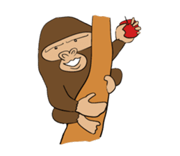 Brief Sticker of Child gorilla sticker #3768350
