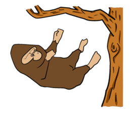 Brief Sticker of Child gorilla sticker #3768356