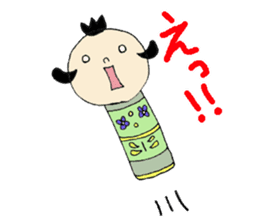 Kokeshi doll sticker #3768628