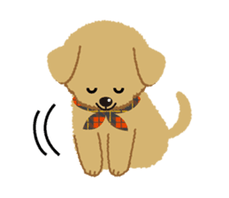 a cute little dog sticker #3768938