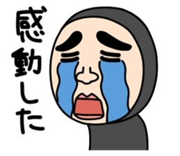 Middle-aged man with wearing tights 2 sticker #3769291