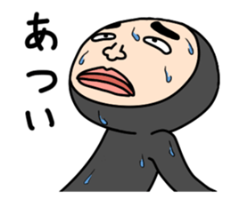 Middle-aged man with wearing tights 2 sticker #3769309