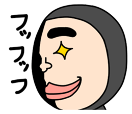 Middle-aged man with wearing tights 2 sticker #3769316