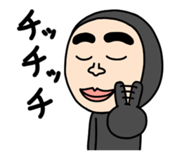 Middle-aged man with wearing tights 2 sticker #3769317