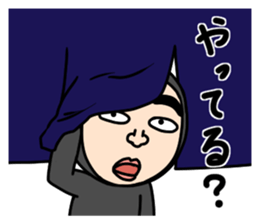 Middle-aged man with wearing tights 2 sticker #3769318