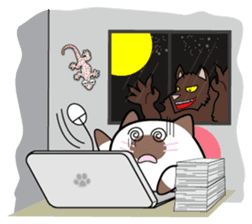 Maewza, The Cat sticker #3769471