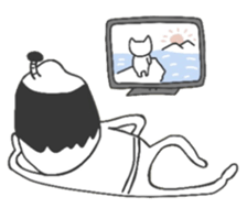 The Samurai is made of rice. sticker #3769971