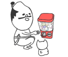 The Samurai is made of rice. sticker #3769975