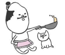 The Samurai is made of rice. sticker #3769977