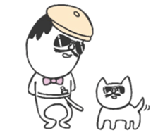 The Samurai is made of rice. sticker #3769980