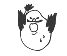 The Samurai is made of rice. sticker #3769981