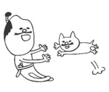 The Samurai is made of rice. sticker #3769988