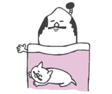 The Samurai is made of rice. sticker #3769992