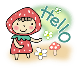 Ichigo Chan and friend.(Eng) sticker #3770151