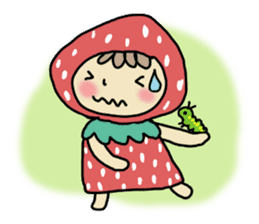 Ichigo Chan and friend.(Eng) sticker #3770166