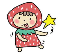 Ichigo Chan and friend.(Eng) sticker #3770170