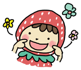 Ichigo Chan and friend.(Eng) sticker #3770172