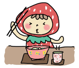 Ichigo Chan and friend.(Eng) sticker #3770177