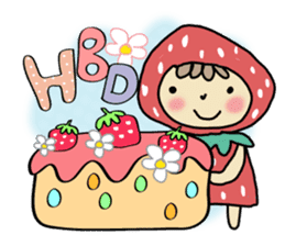 Ichigo Chan and friend.(Eng) sticker #3770178