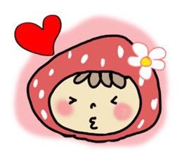 Ichigo Chan and friend.(Eng) sticker #3770183