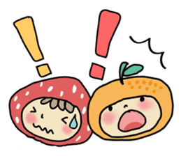 Ichigo Chan and friend.(Eng) sticker #3770186