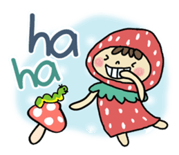 Ichigo Chan and friend.(Eng) sticker #3770188