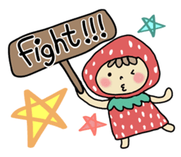 Ichigo Chan and friend.(Eng) sticker #3770190