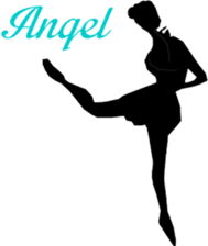 Ballet silhouette sticker sticker #3770277