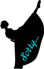 Ballet silhouette sticker sticker #3770279