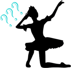 Ballet silhouette sticker sticker #3770280