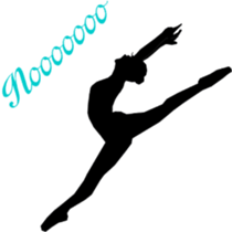 Ballet silhouette sticker sticker #3770282